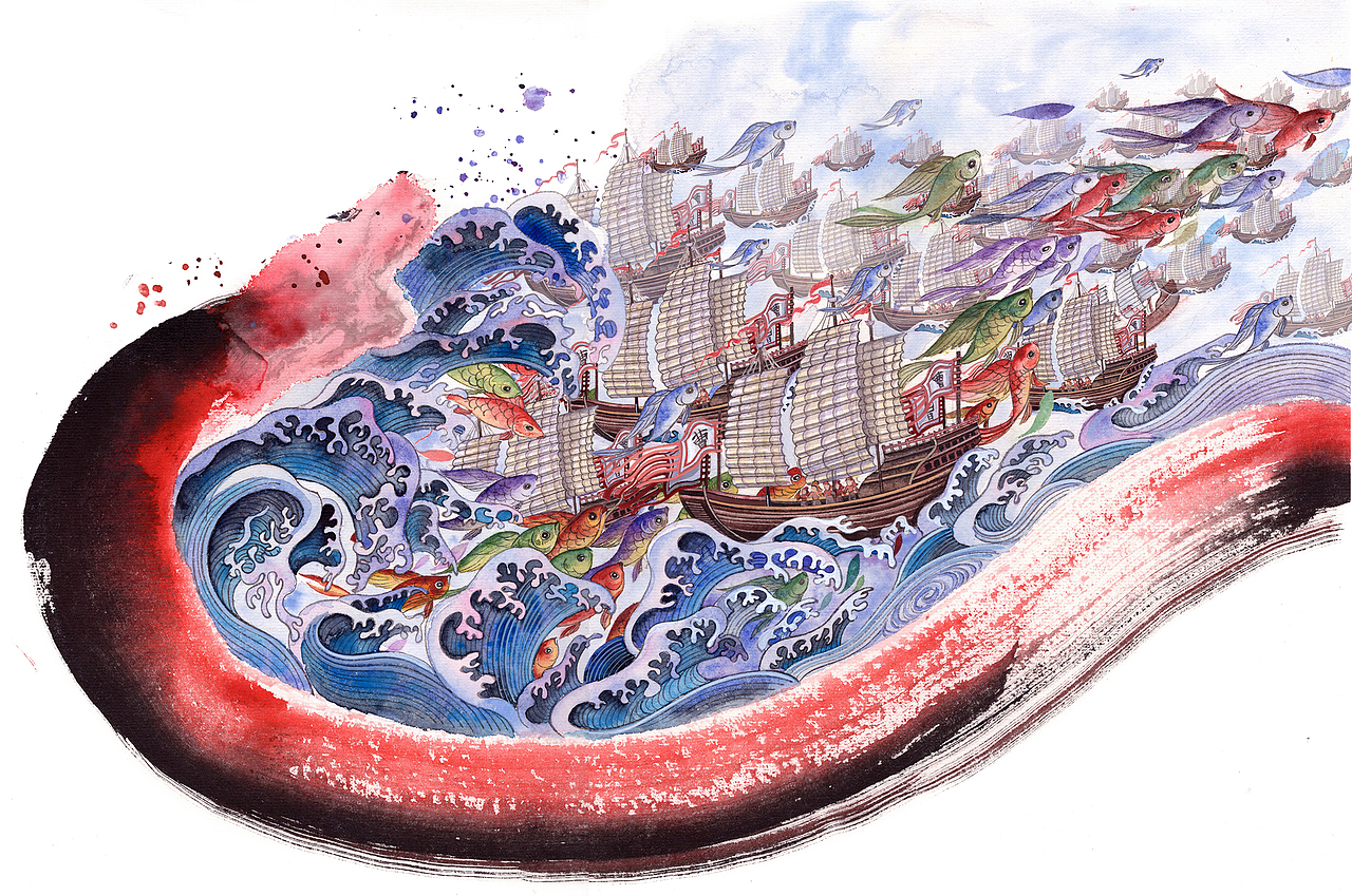 《赤壁赋》绘本(节选)