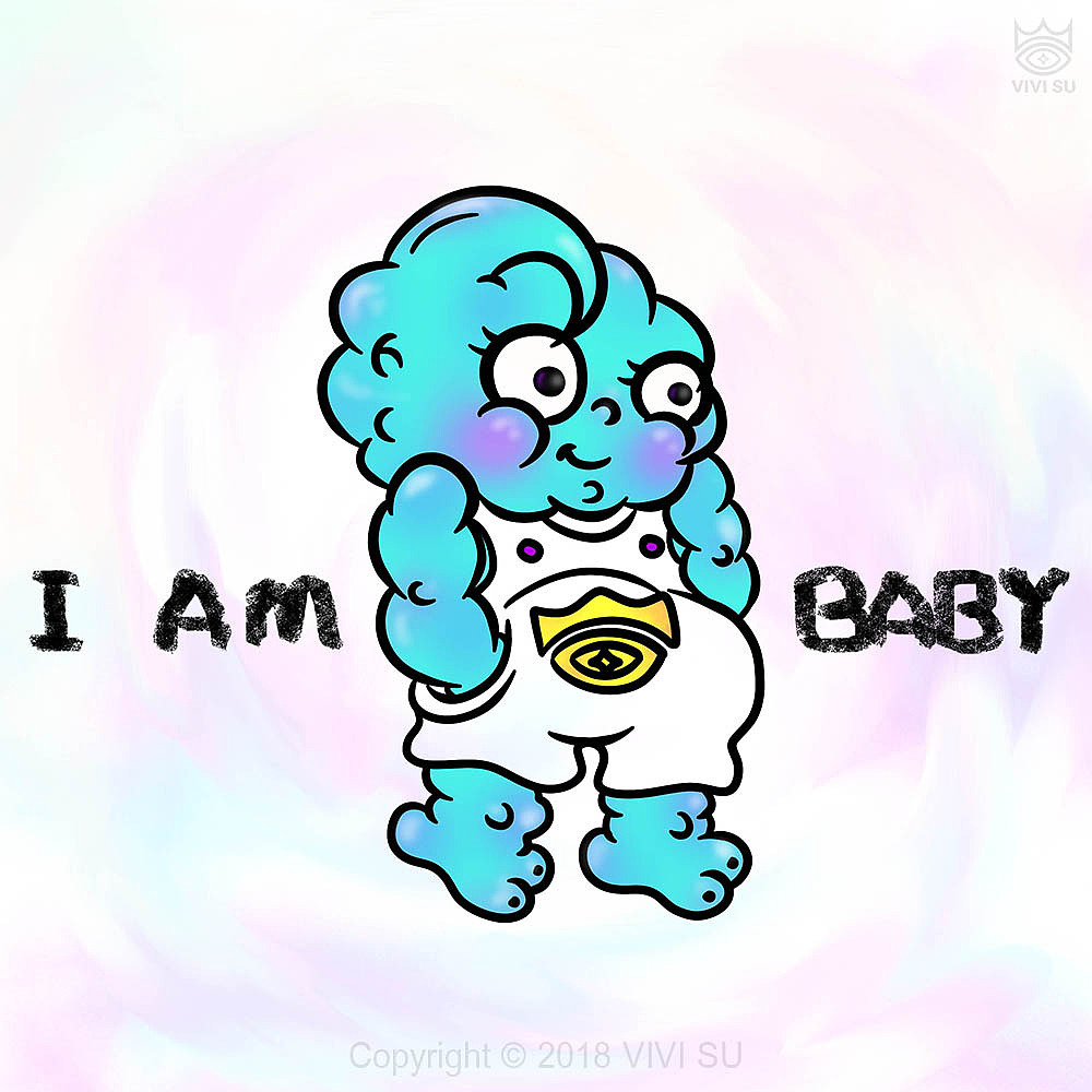 ↑ 希望我是一個BABY,無憂無慮的生活。