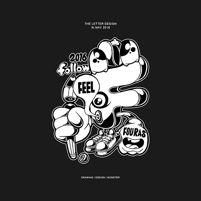 字母小怪物（上）（图ZMTIyNjE3MDI4） - 创作习作 - 站酷设计师LOKLIAO丶樂原创素材 - 站酷ZCOOL