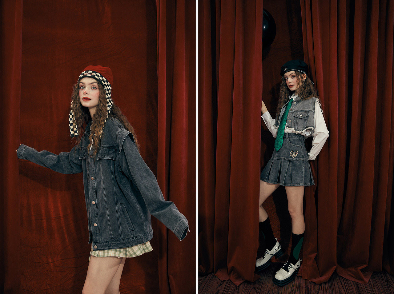 鬼怪少女服装拍摄