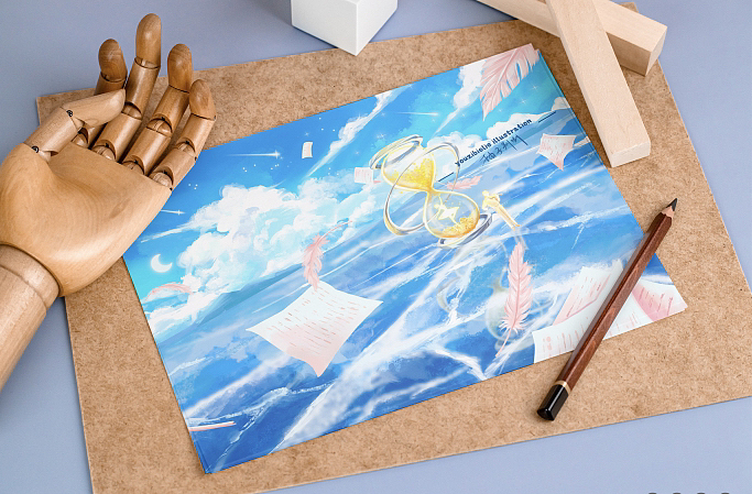 时光序曲（图ZMzYwMjkyMjk2） - 商业插画 - 站酷设计师画画的柚子原创素材 - 站酷ZCOOL