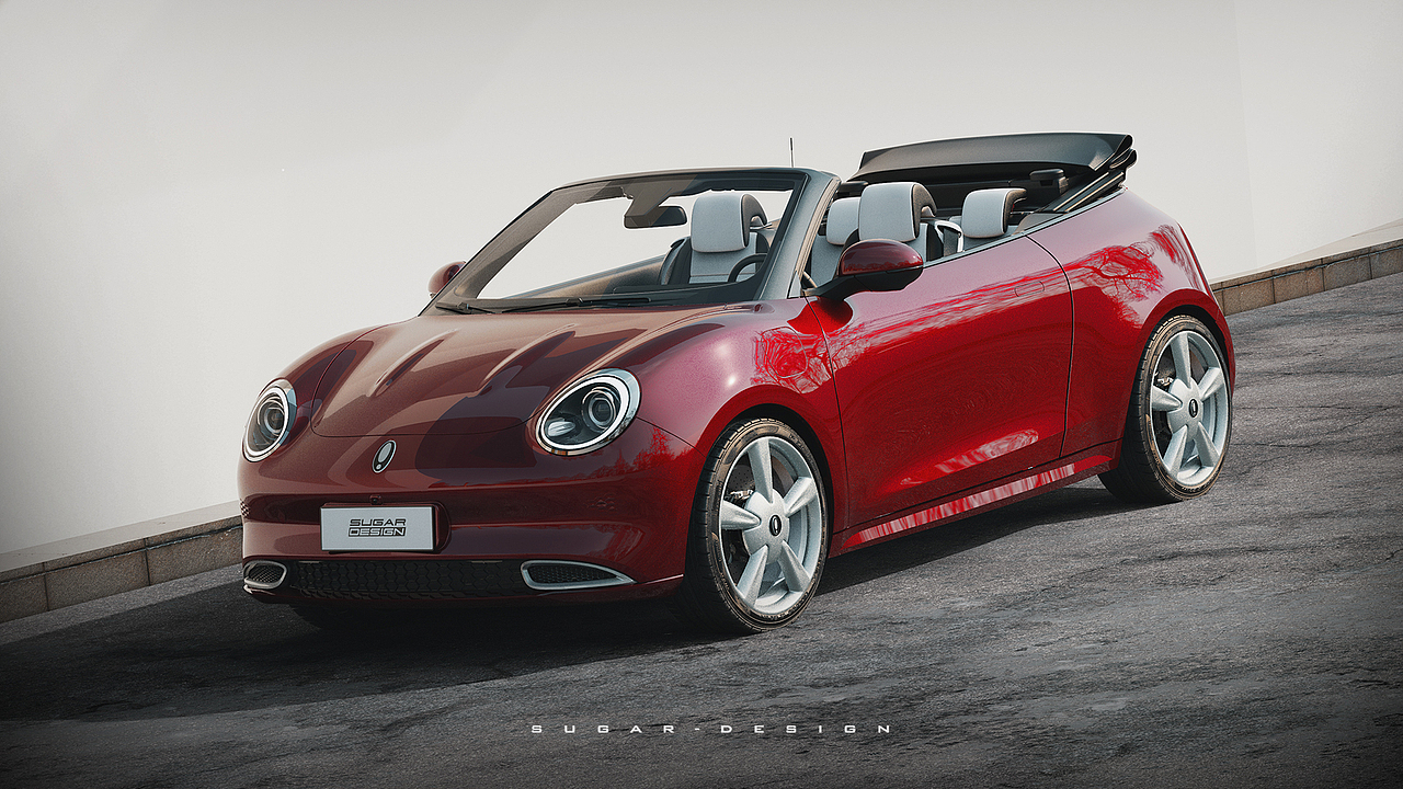 懂女人的女士一手车！欧拉好猫敞篷车新车预览！（图ZMjgxMjEyMTIw） - 交通工具 - 站酷设计师sugarchow原创素材 - 站酷ZCOOL