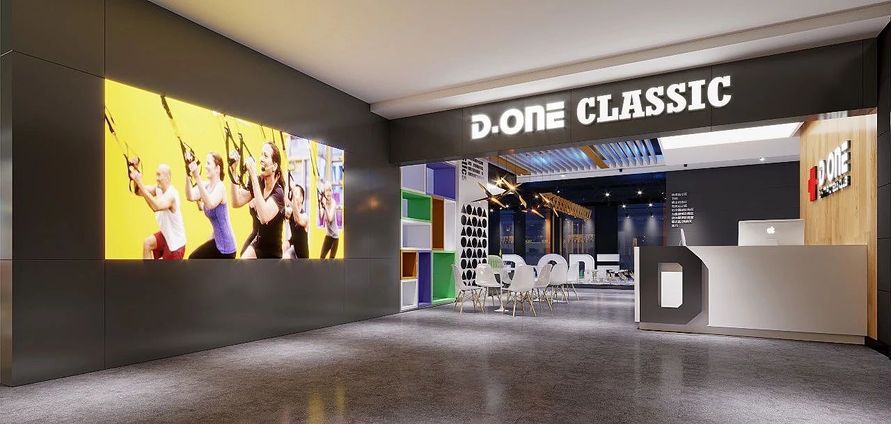 健身房设计 | D-ONE SWIM FITNESS（图ZMTgyNjU0MjQ0） - 家装设计 - 站酷设计师领克设计邱南原创素材 - 站酷ZCOOL