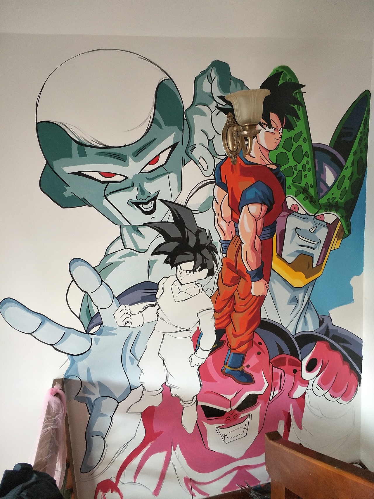 轰趴馆手绘墙-七龙珠主题（图ZMTI5MDk5OTky） - 新锐潮流插画 - 站酷设计师小柯手绘工作室原创素材 - 站酷ZCOOL
