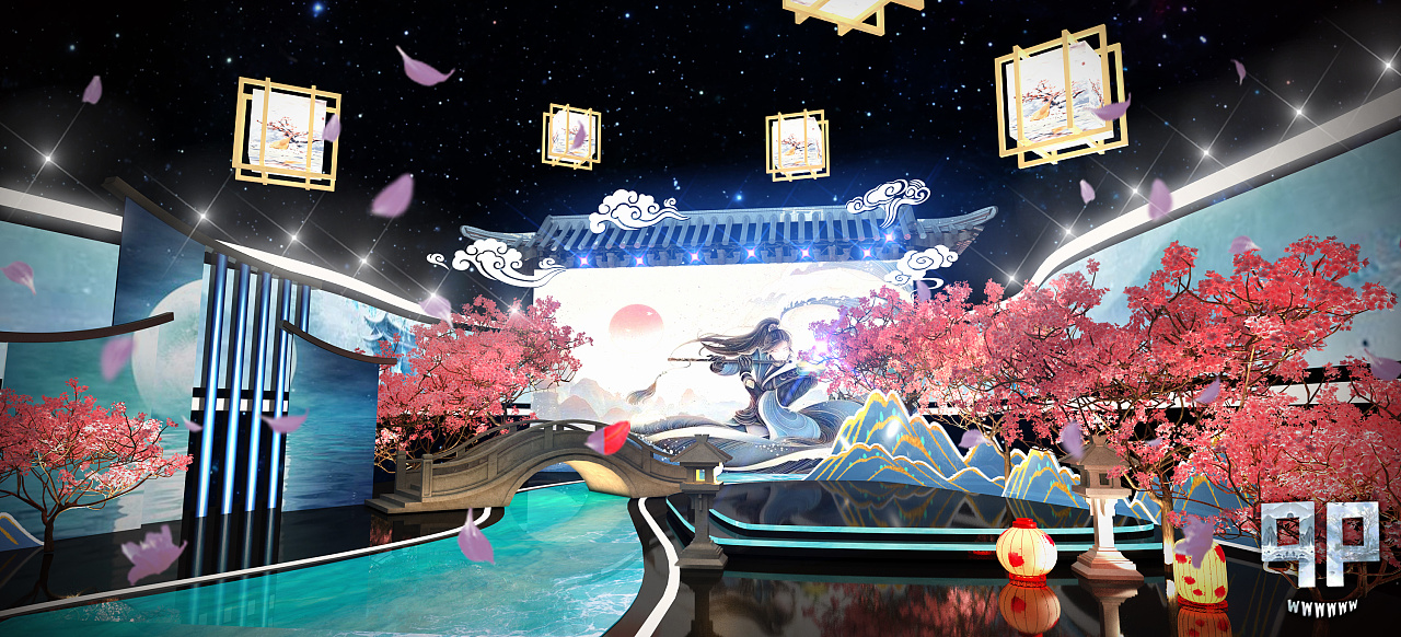 qp古风舞美设计|空间|舞台美术|哈尔滨邱鹏 - 原创作品 - 站酷 (zcool