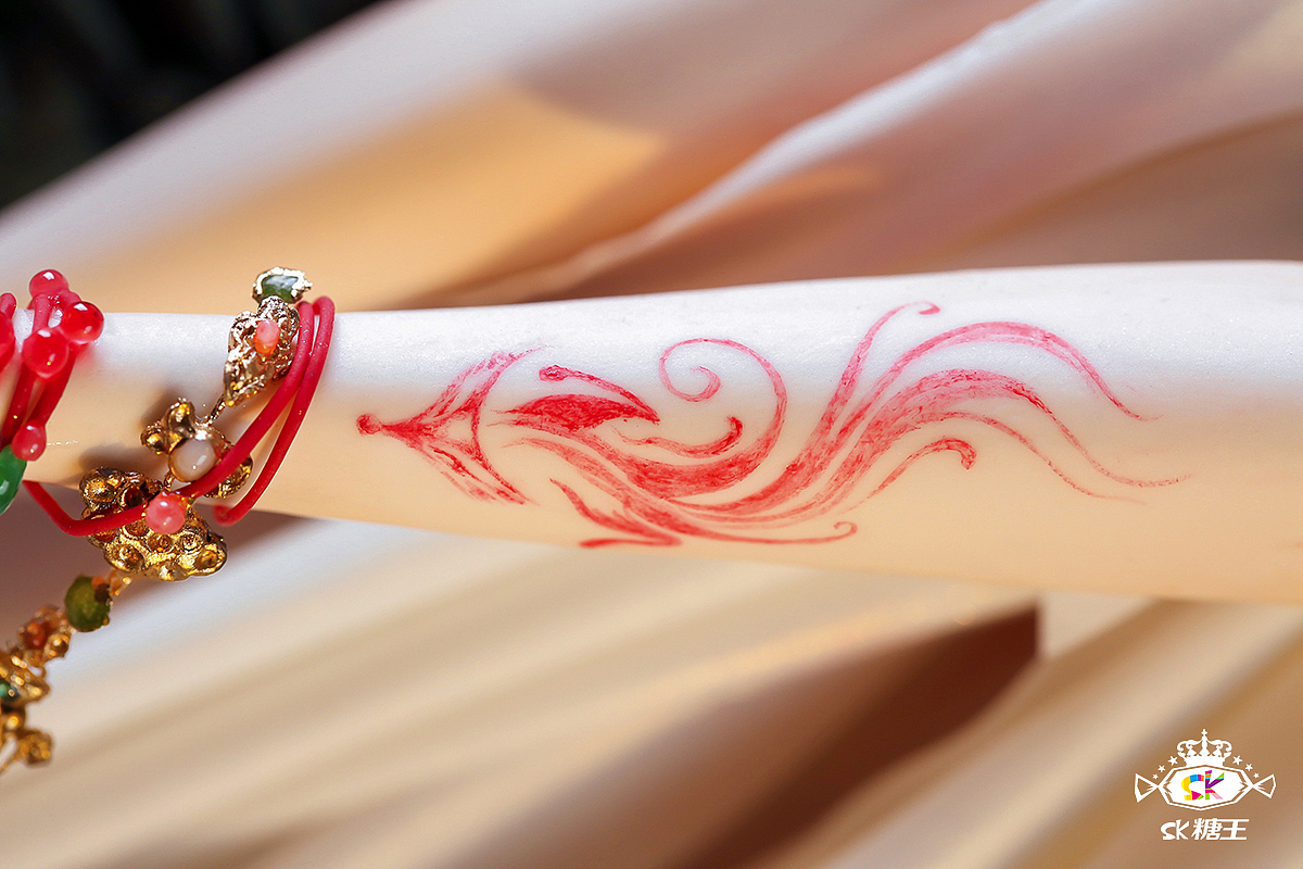 西式翻糖蛋糕工艺复原中国国风神话人物《九尾狐》