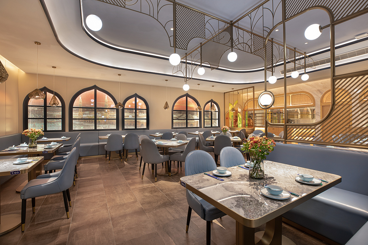 杭州品回味清真西北餐厅设计