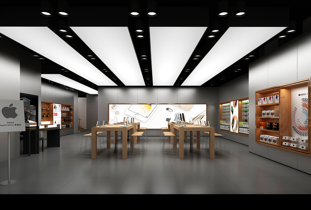 100平米苹果3.0体验店|空间|展示设计 |疾亮切 - 原创作品 - 站酷 (ZCOOL)
