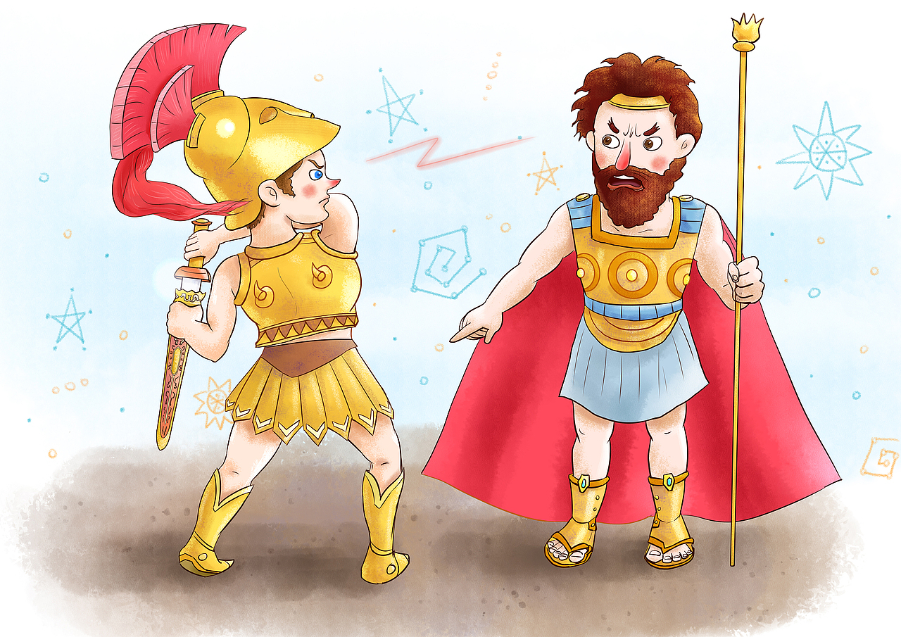 《希腊神话》,《荷马史诗》插图版权滨州/插画师/5年前/534浏览