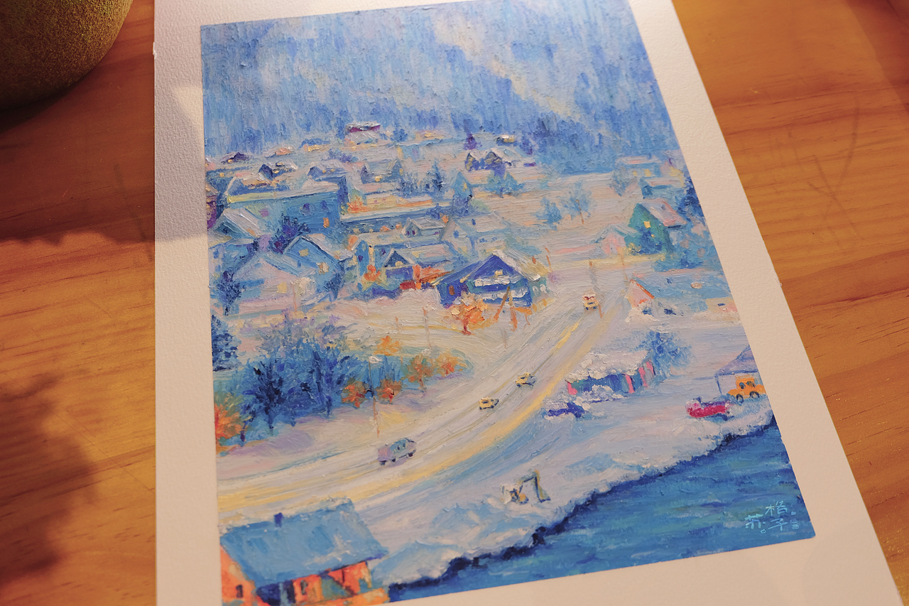 苏格子油画棒涂鸦风景花卉篇