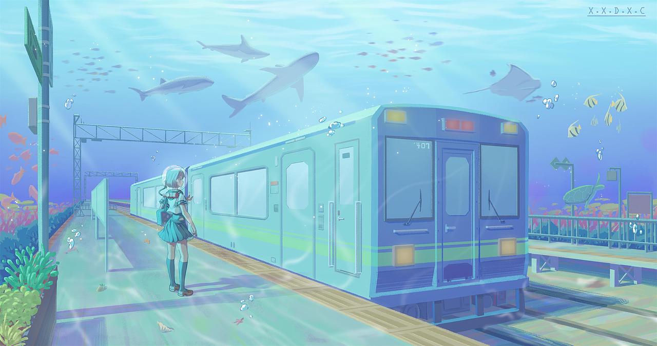 海底站台（图ZMjE4MDU4MDE2） - 创作习作 - 站酷设计师唏嘘的星辰原创素材 - 站酷ZCOOL