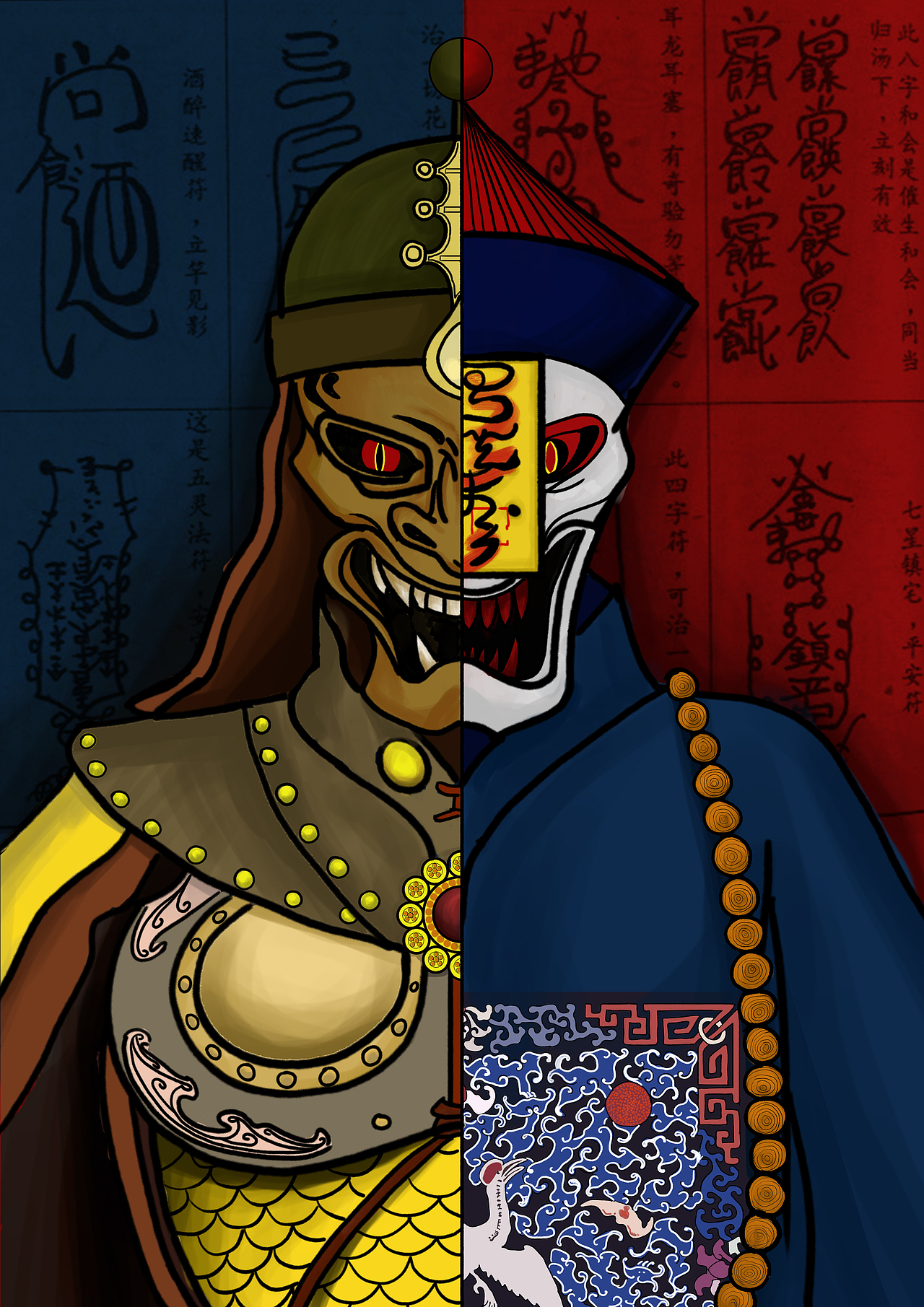 中国元素插画