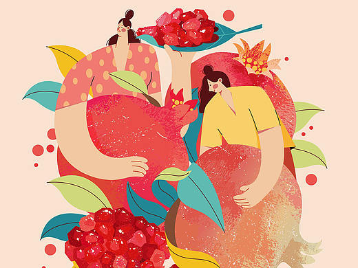 济南包装插画|耕阡陌2022水果系列插画 部分已商用