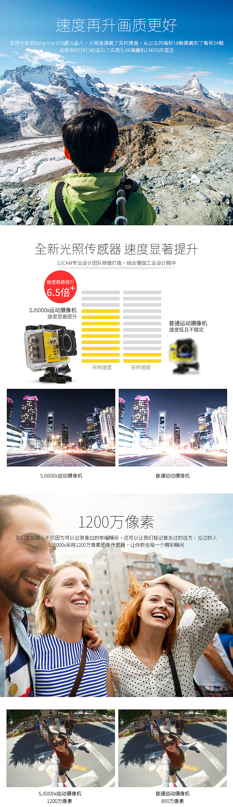 SJ5000X运动摄像机详情页（图ZMzgyODgxNDg=） - 电商 - 站酷设计师66ki原创素材 - 站酷ZCOOL