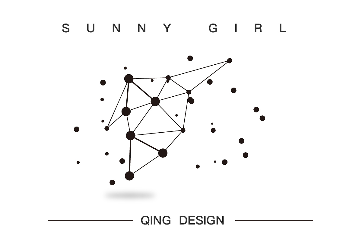 AI教程!绘制时尚酷炫点线网格分子特效技巧