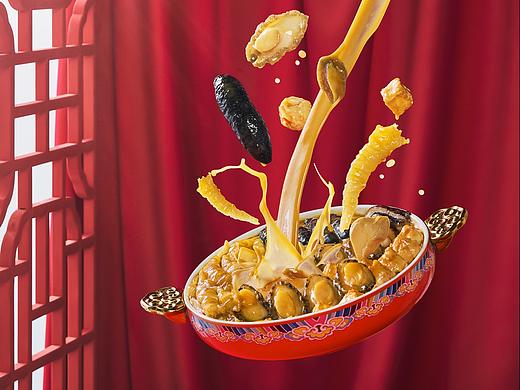 深圳美食拍摄 --「 小马过河 」 聚宝盆产品海报拍摄 