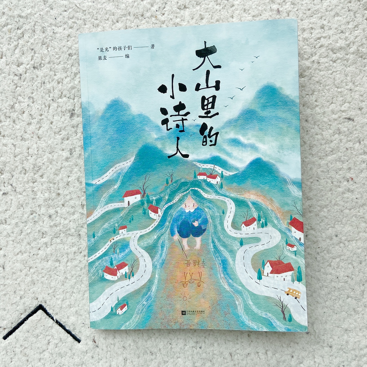 给《大山里的小诗人》诗集画一张插画