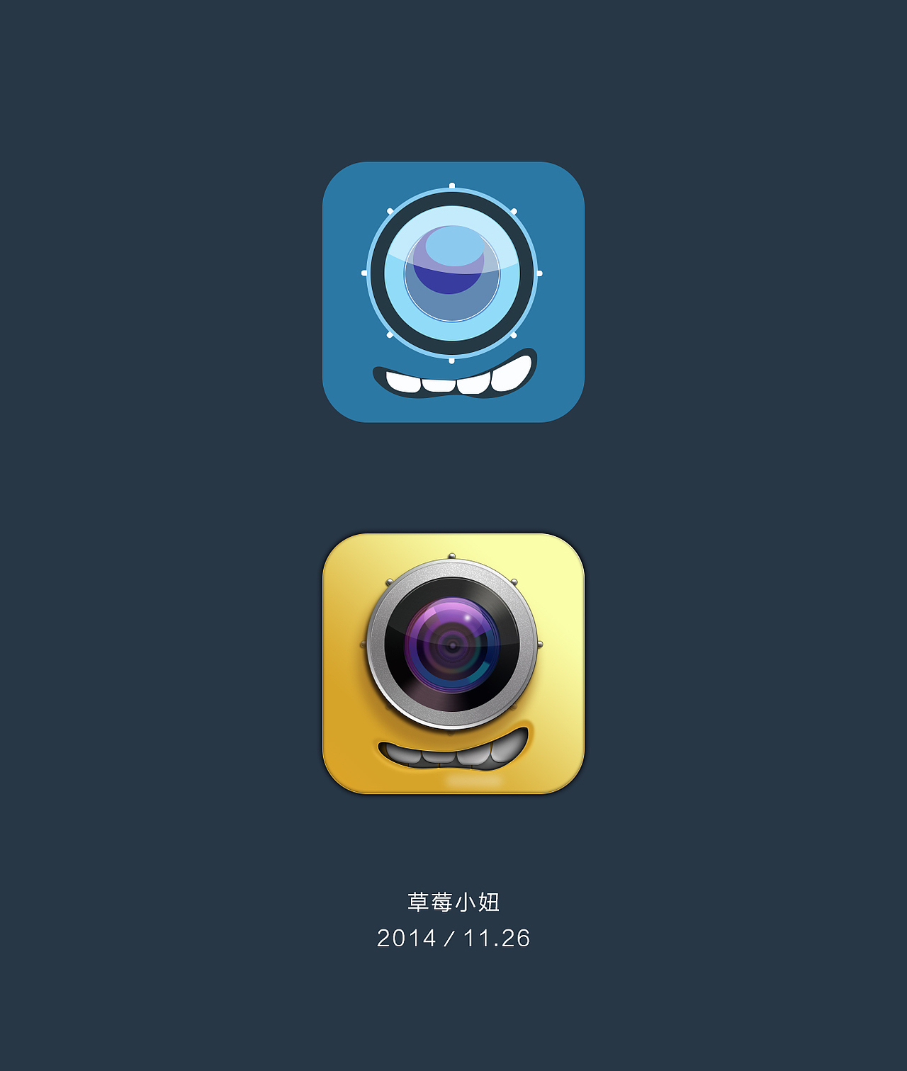 小黄人图标（图ZMjIwODE4NTY=） - 图标 - 站酷设计师草莓小妞原创素材 - 站酷ZCOOL