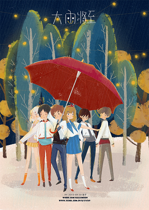 大雨将至（图ZNTc0NzI2Njg=） - 商业插画 - 站酷设计师猫子栗原创素材 - 站酷ZCOOL