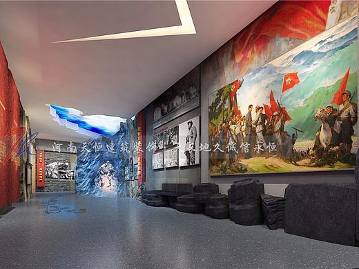 新乡党建展厅装修设计公司解放区地理科技展厅案例赏析