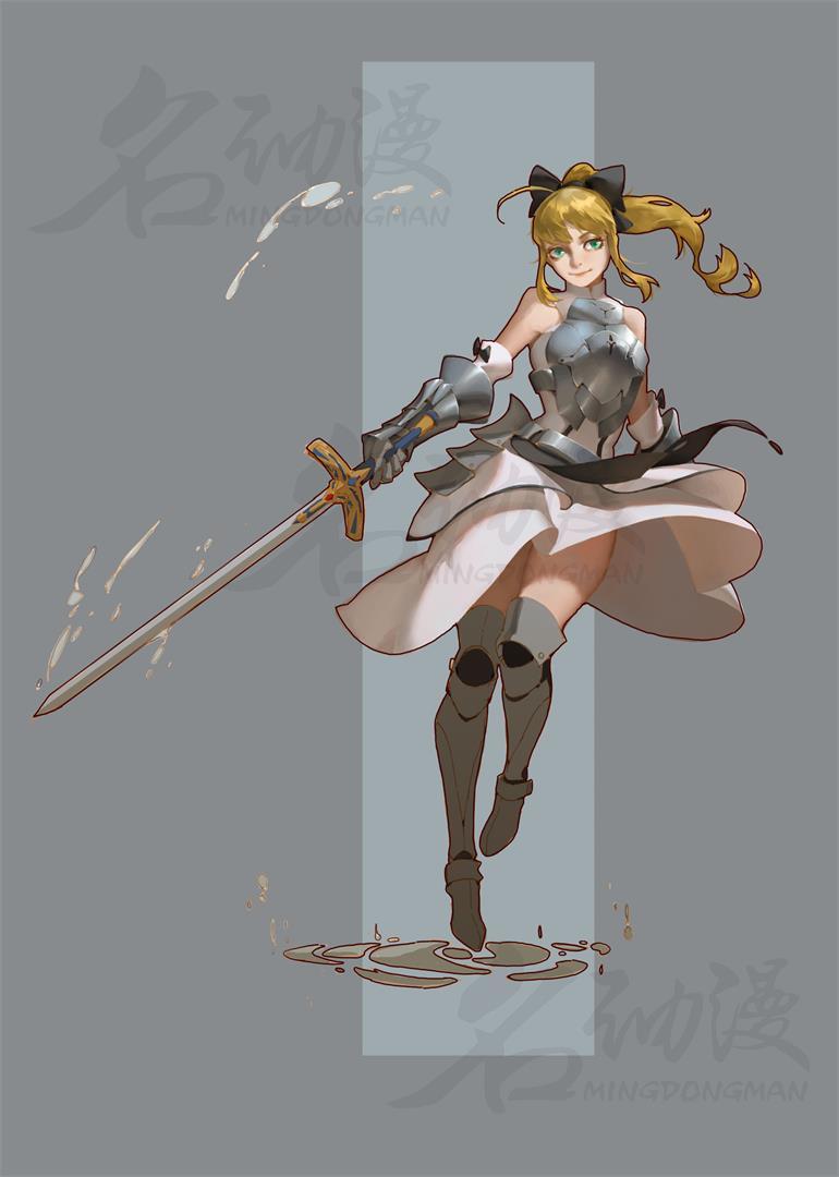 fate系列立绘绘画教程