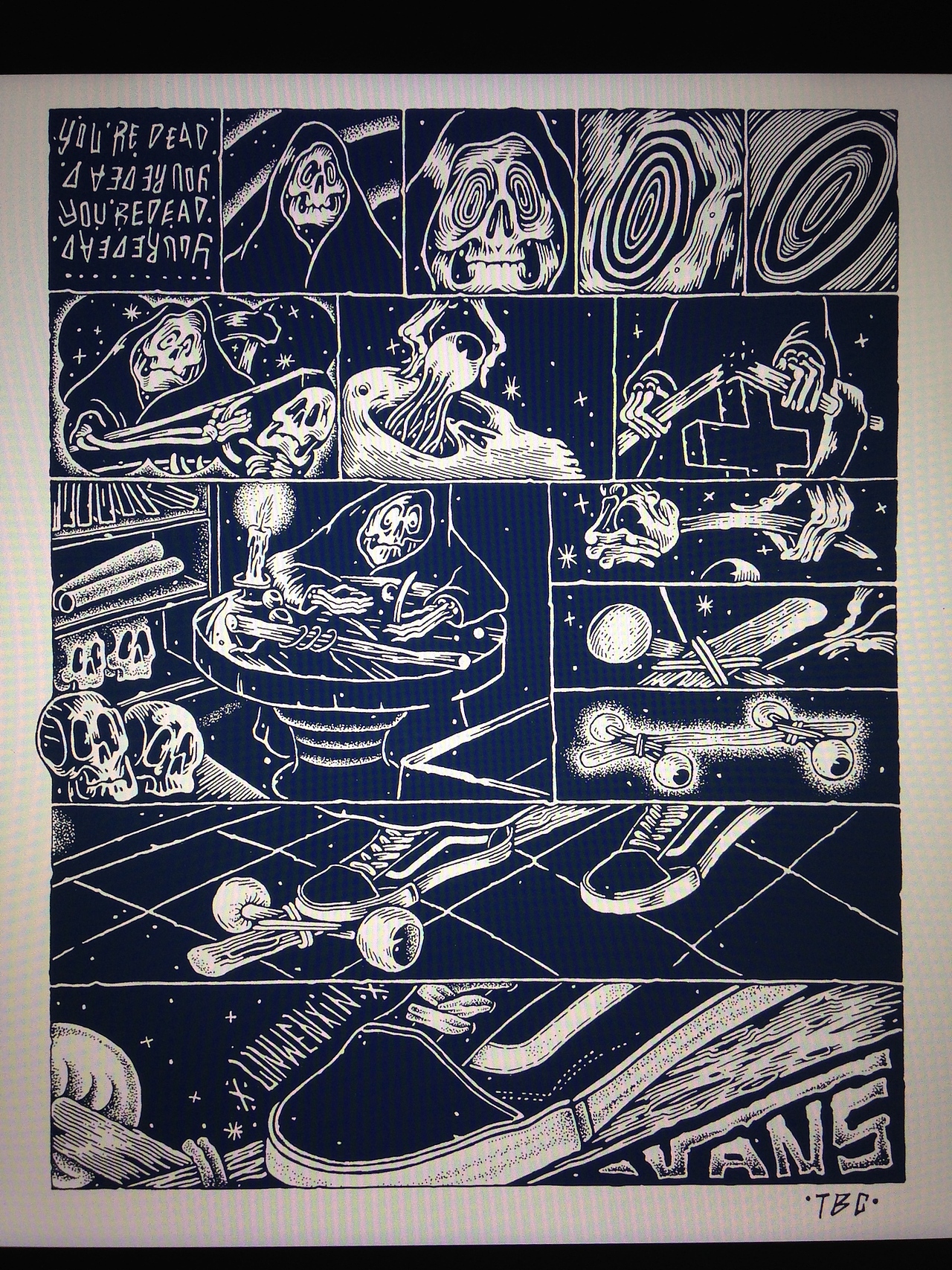 第二期 里面的连载小漫画。