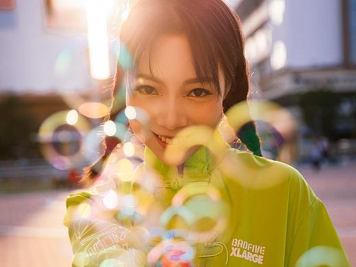 Bubble sunset.