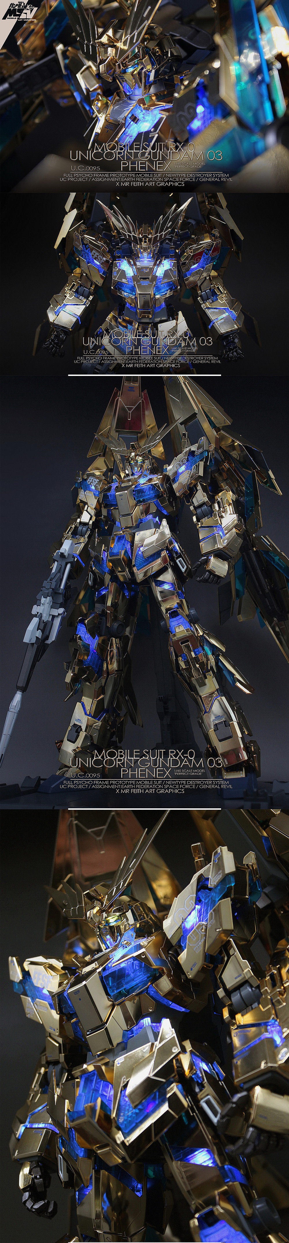 PG RX-0 Unicorn Gundam独角兽3号机 Phenex. No3410b（图ZOTk2MDYzMDA=） - 手办/模玩 - 站酷设计师Mr_Feith原创素材 - 站酷ZCOOL