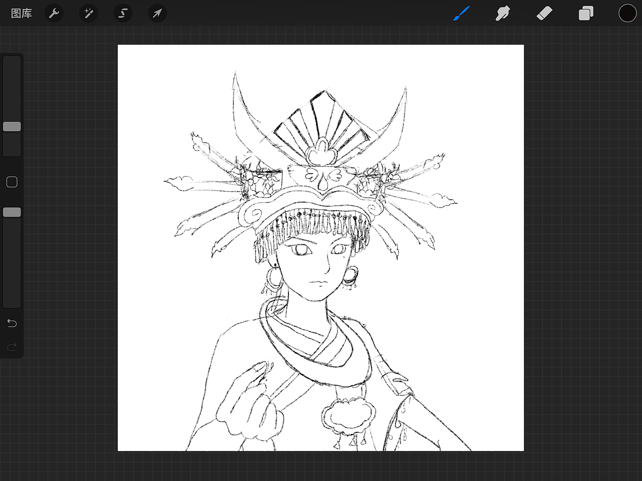 苗族姑娘（图ZMjA5NDIwOTcy） - 创作习作 - 站酷设计师Z32706154原创素材 - 站酷ZCOOL