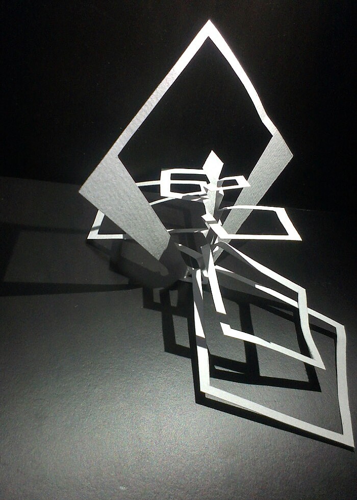 立体构成--剪纸