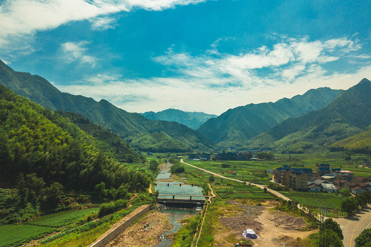 浙江遂昌梯田航拍风光摄影