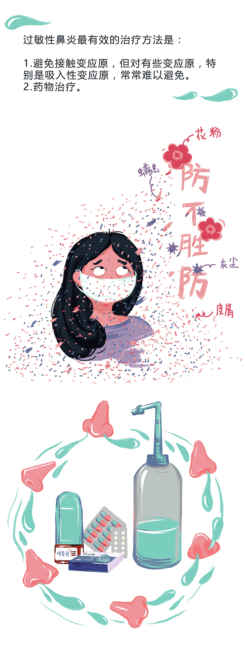 过敏性鼻炎患者的日常