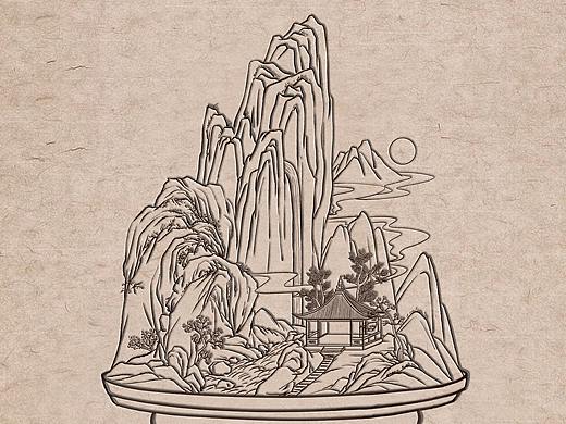 山水画