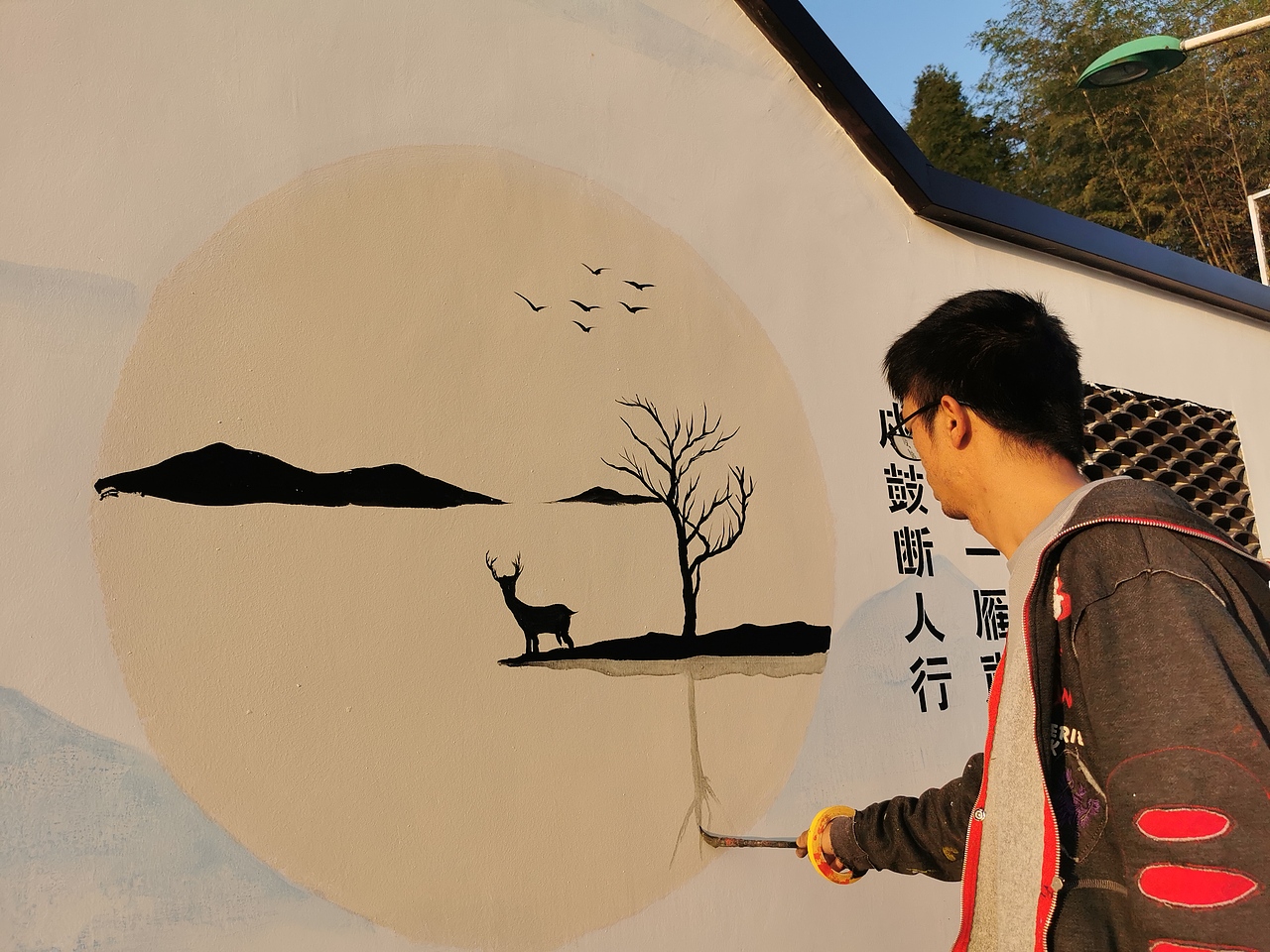 泰顺墙绘（图ZMjc2NzM4NDQ0） - 绘画 - 站酷设计师噢噢等你们原创素材 - 站酷ZCOOL