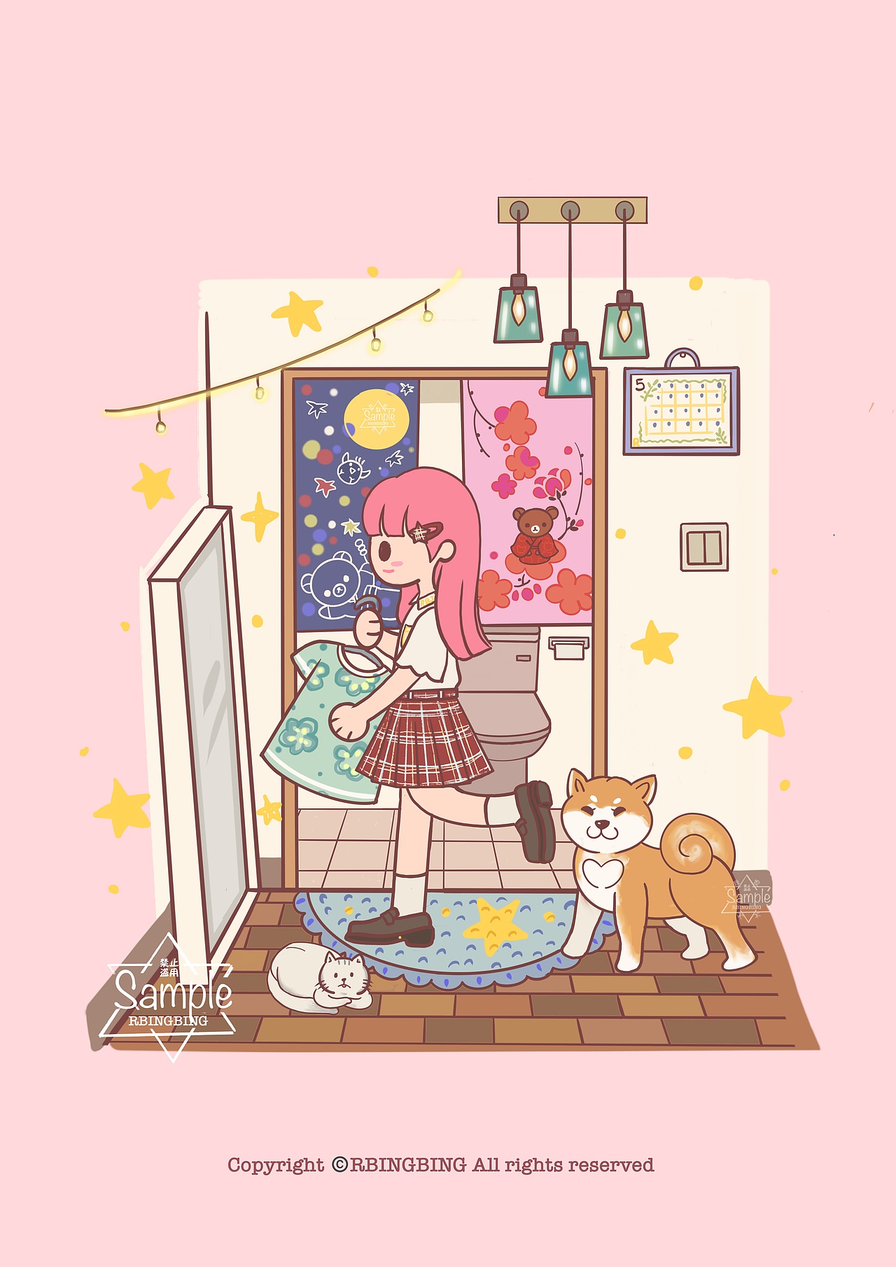 冰冰的家系列（图ZMjEyODI3OTY4） - 创作习作 - 站酷设计师我家冰冰原创素材 - 站酷ZCOOL