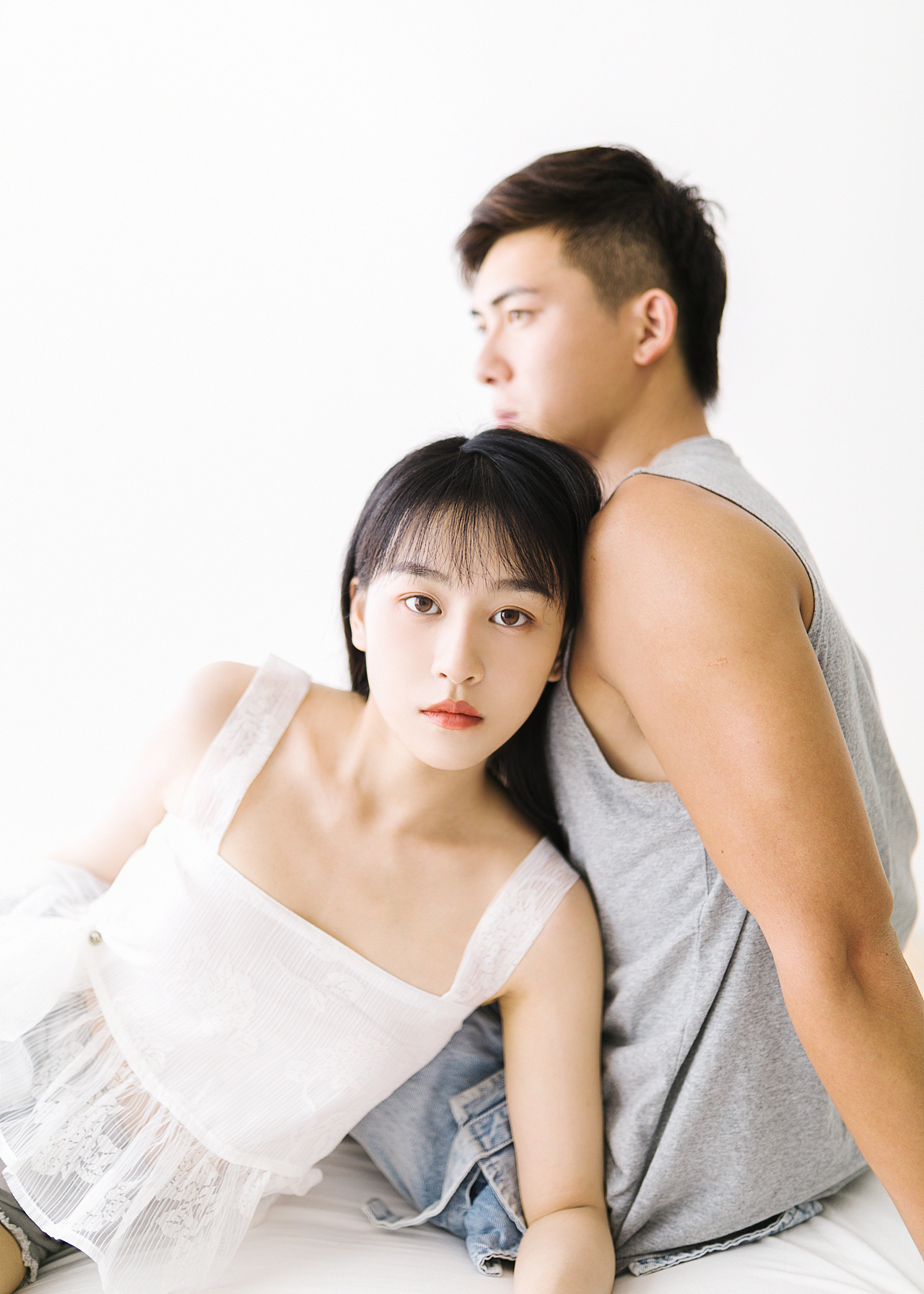 深圳居家情侣写真约拍|你的目光始终温柔|摄影|人像摄影|摄手座da