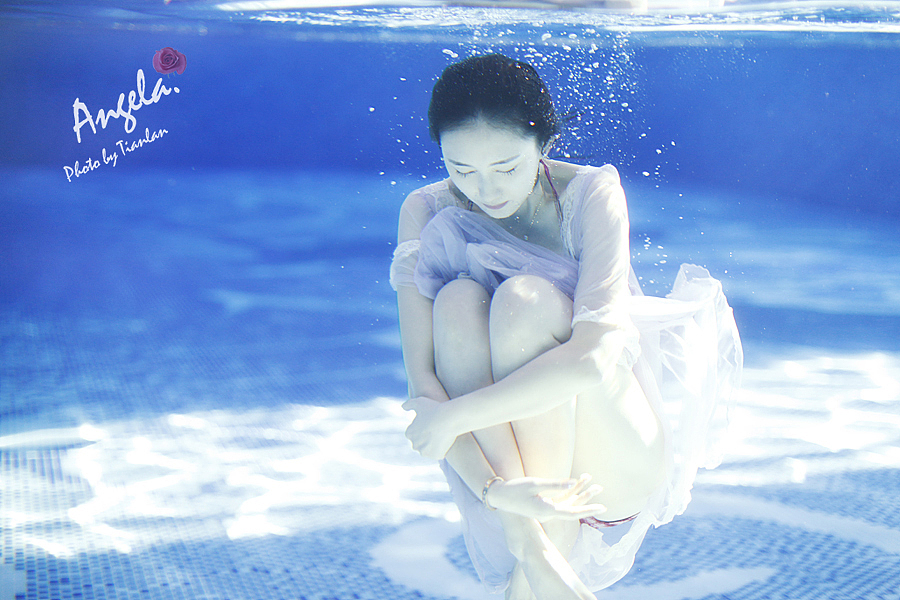 水下人像-----《海的女儿》（图ZMzYzOTg4NjA=） - 人像摄影 - 站酷设计师天蓝2009原创素材 - 站酷ZCOOL