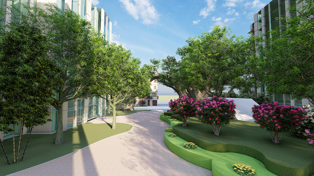 小区规划改造效果图（图ZMjcyNjgwMDIw） - 景观设计 - 站酷设计师十三笑笑生原创素材 - 站酷ZCOOL