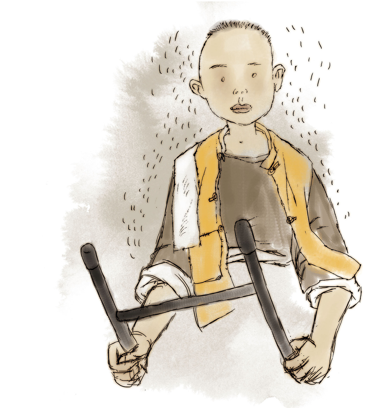 4】巴金作品《一个车夫》插图