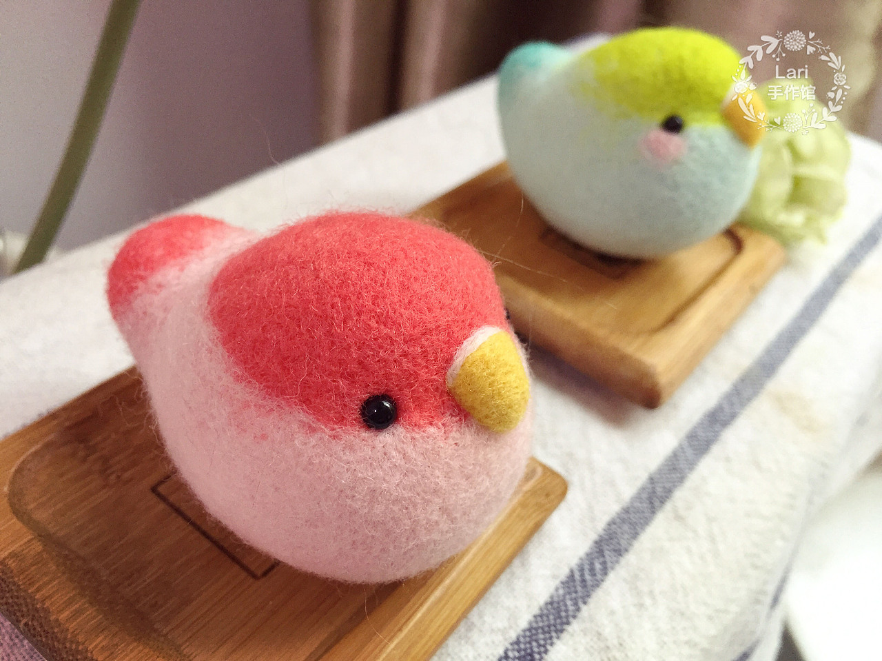 羊毛毡手工肉嘟嘟小鸟儿肥啾