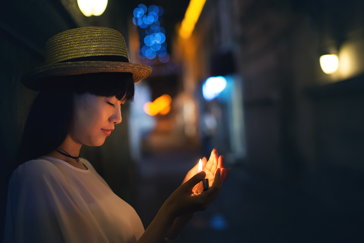 想你的晚上|摄影|人像|摄影师小天爸 - 原创作品