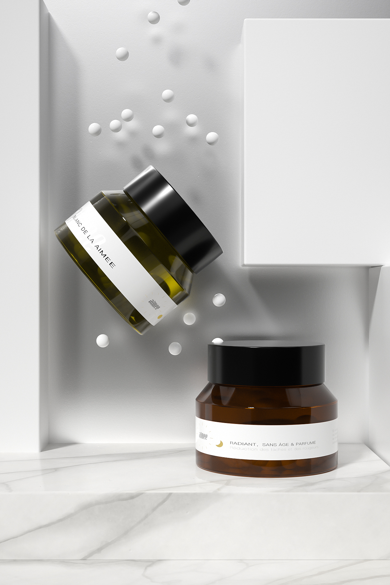 《amiee》·修护液礼盒&美白丸（图ZMTMxNDQyOTIw） - 包装 - 站酷设计师圣歌视觉原创素材 - 站酷ZCOOL