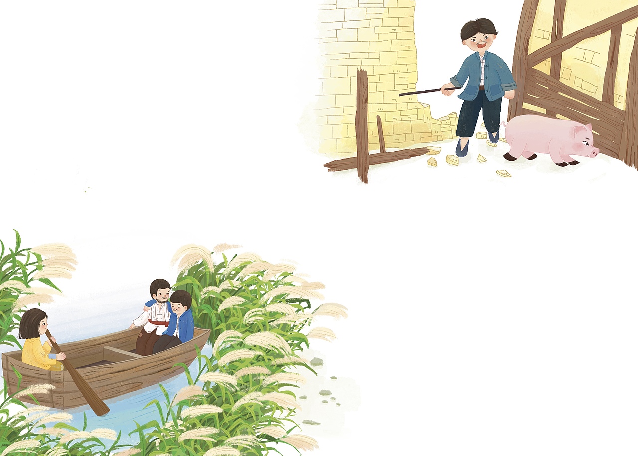 红军题材插画稿（图ZMzcyMzQ3NTY4） - 儿童插画 - 站酷设计师啊秋秋aqiuaiu原创素材 - 站酷ZCOOL