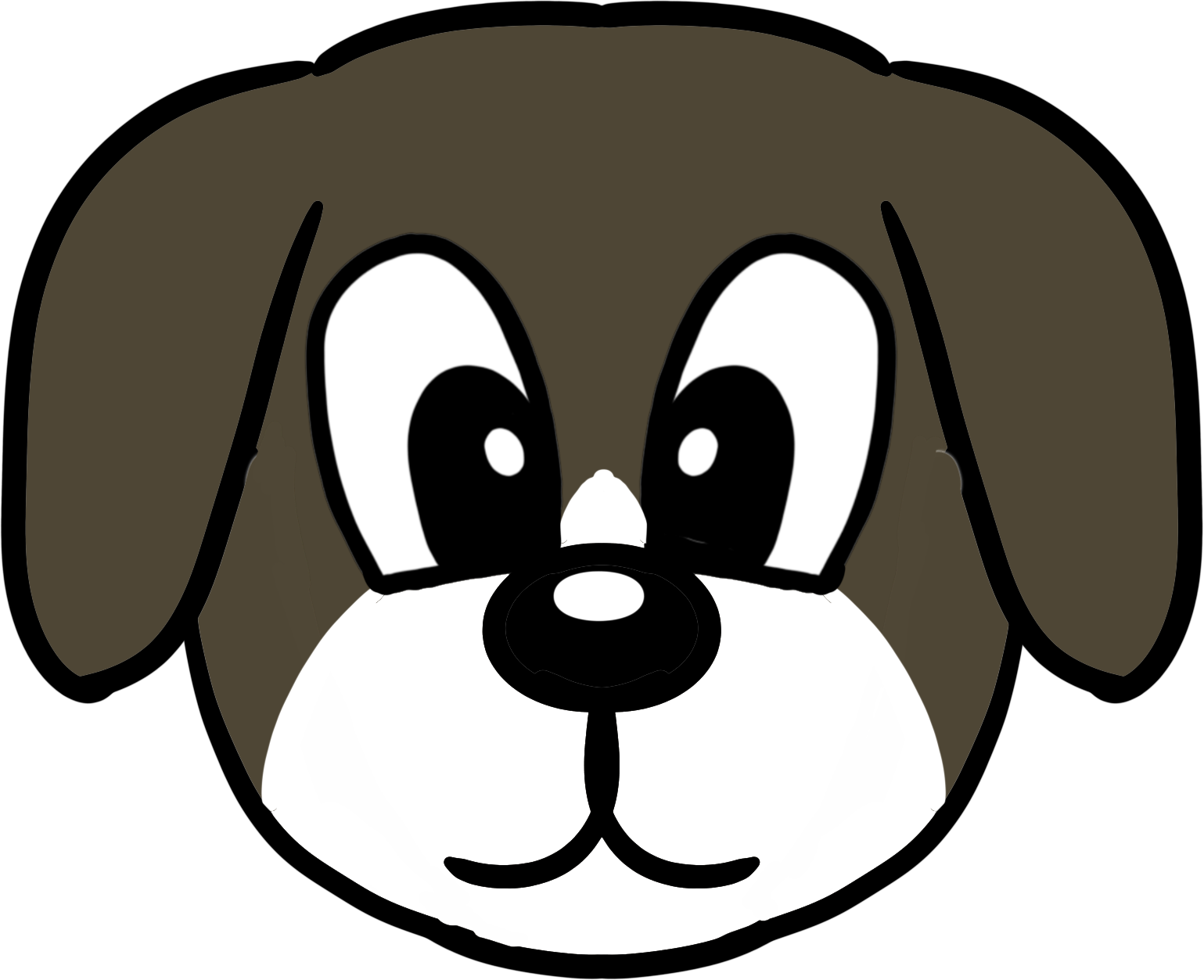 狗头吉祥物Logo标志模板 Happy Dog Mascot Logo – 设计小咖