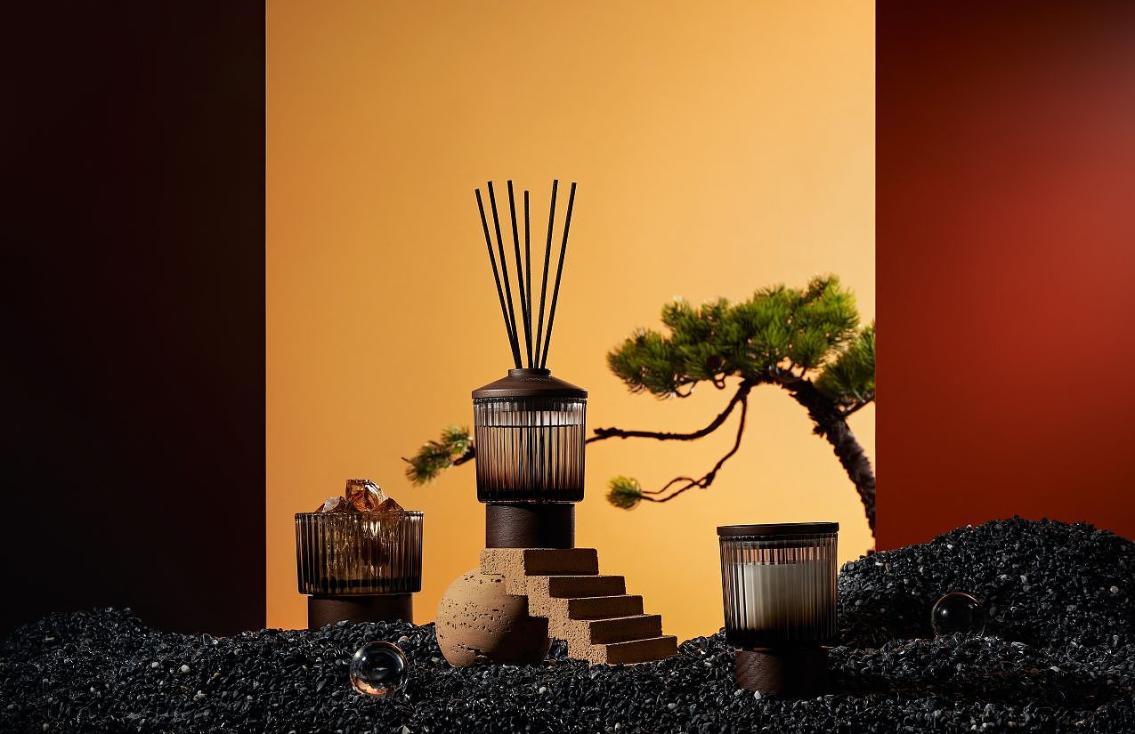 mooom栀子乌龙无火香薰拍摄