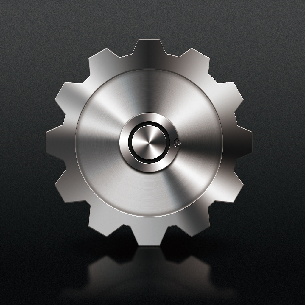 我的四个拉丝金属写实icon