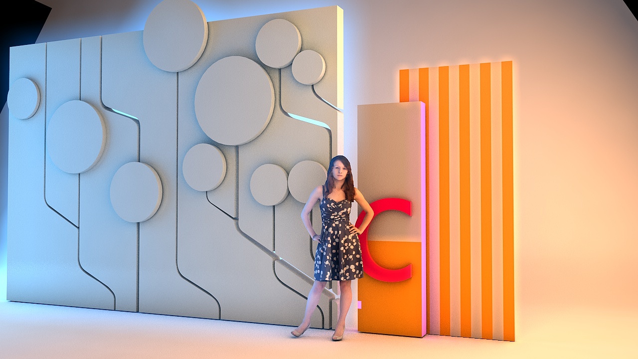 世纪金源购物中心形象墙