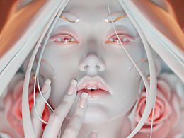 风格化女性肖像