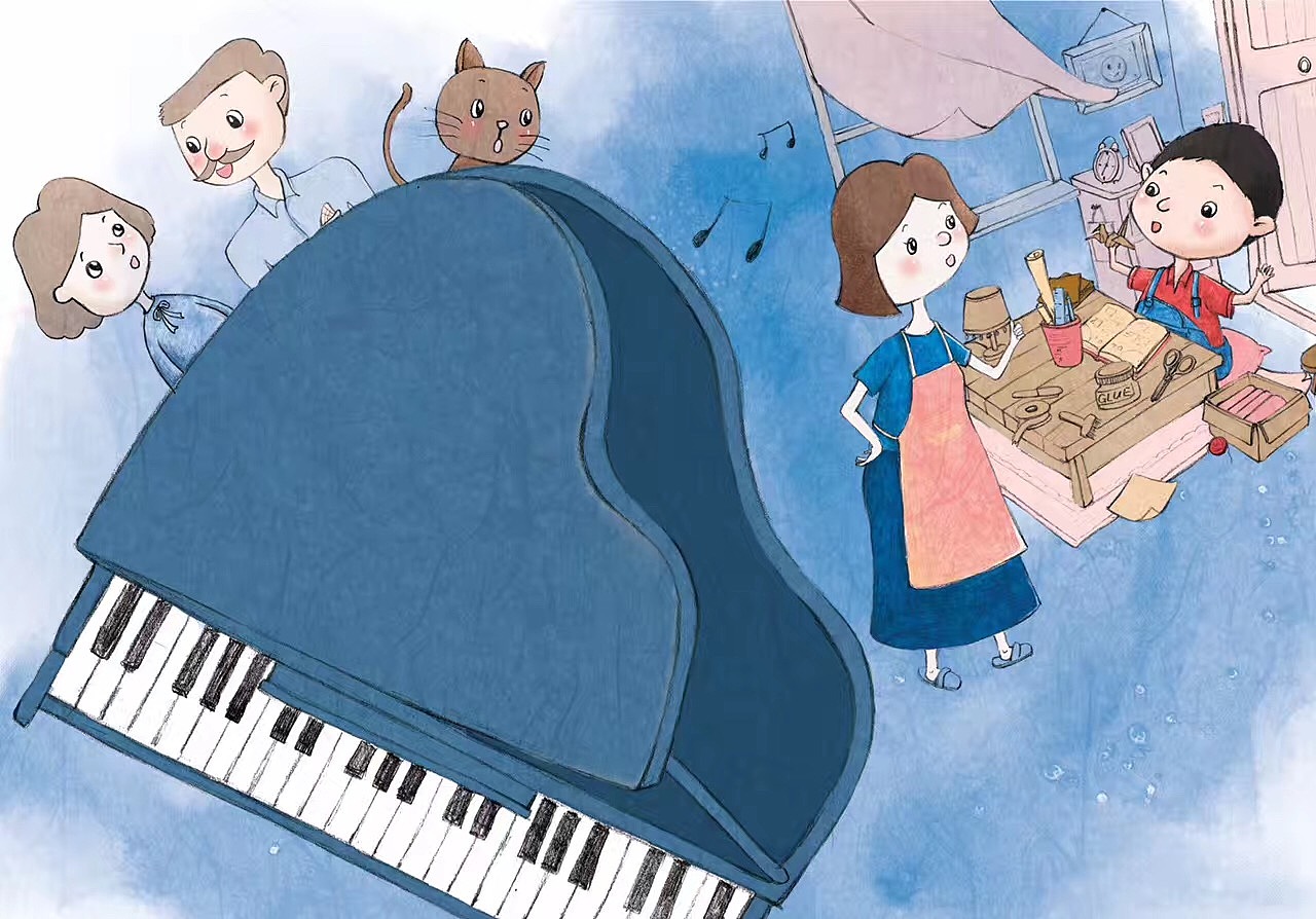 绘本《小勇，真能干》插图（图ZMjAwMTE3NjQw） - 绘本 - 站酷设计师贾佳Hazel原创素材 - 站酷ZCOOL