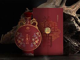 见新清宫酒包装